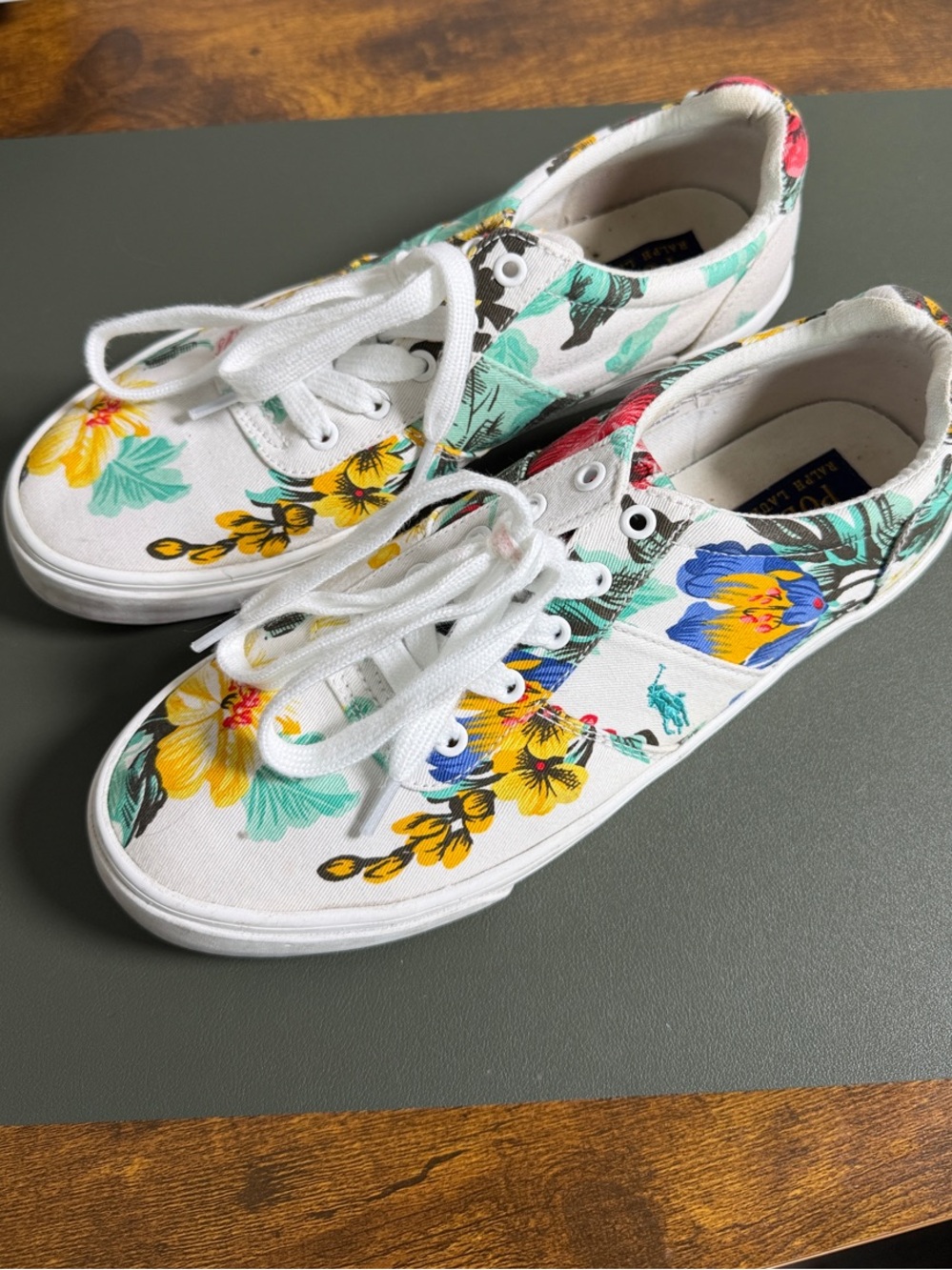 Polo by Ralph Lauren Canvas Sneakers Size 6.5